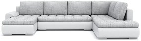 Expedo Canapea extensibilă în formă de TONIO II, 300x75x200, lawa 09/soft 17, dreapta