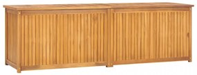 Cutie depozitare de grădină, 175x50x53 cm, lemn masiv de tec