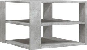 vidaXL Măsuță de cafea, gri beton, 58x58x40 cm, lemn compozit