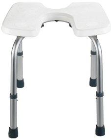Scaun pentru duș Wenko Hygienic Stool White, 53 x 46 cm