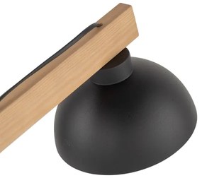 Lampă de masă OSLO 1xE27/15W/230V pin/negru