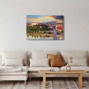 Tablou - Panorama bratislavei, Slovacia (90x60 cm)