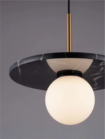 Pendul decorativ stil minimalist IDOR negru/opal