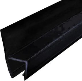 Cap de duș negru în formă de H UP H 4/6 pentru uși de duș Kerra