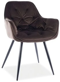 Scaun de sufragerie Champlain (Maro + Negru). 1050276