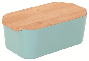 Cutie de paine cu capac din bambus, 33 x 18,5 x 12 cm