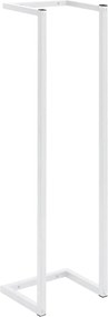 vidaXL Suport de prosoape, alb, 25x20x95 cm, oțel