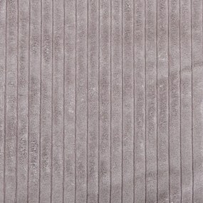 Colțar gri cu tapițerie din catifea reiată (cu colț pe partea dreaptă) Ariella – Ropez