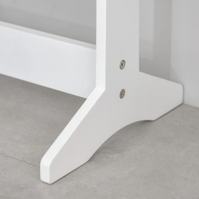 Dulap cu oglinda HOMCOM, pentru bijuterii, spatiu mare de stocare, MDF 36x30x136cm | Aosom RO