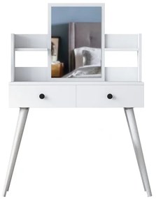 Măsuță de toaletă 111,8x97,8 cm alb