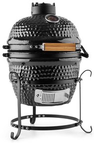 Kamado gratar ceramica Grill 11 " BBQ negru
