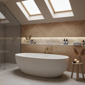 Baterie cadă REA DROP Brush Gold