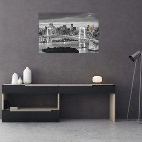 Tablou - Orașul mare cu turnul galben (90x60 cm)