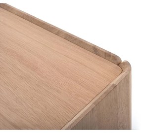 Comodă în culoare naturală din lemn de stejar 220x85x42 cm Dvor – Gazzda