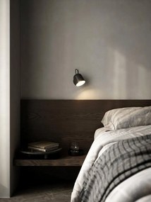 Aplica de perete, cu mufa usb, design modern Angle negru 2120601003 NL