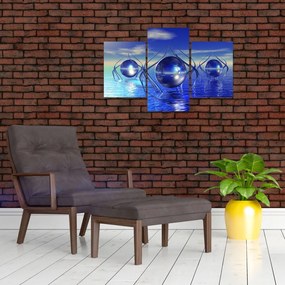 Tablou cu abstracție - apa (90x60 cm)