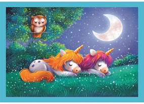 Unicorn One Day Puzzle 4-în-1 Clementoni