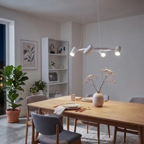 Brilagi - Lustru suspendat pe cablu SELE 6xGU10/30W/230V alb