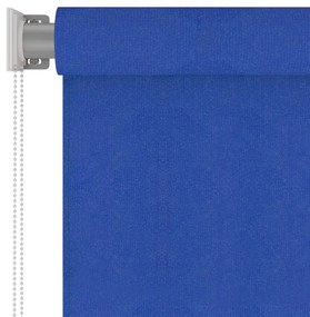 Jaluzea tip rulou de exterior, albastru, 100x140 cm, HDPE Albastru, 100 x 140 cm