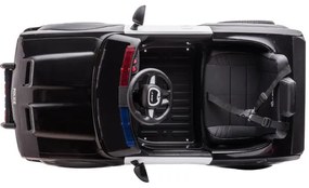 Mașinuță electrică de poliție Dodge Challenger 50W/4500 mAh negru/alb