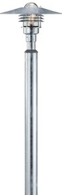 Nordlux - Lampă de exterior VEJERS 1xE27/60W/230V IP54 argintie 130 cm