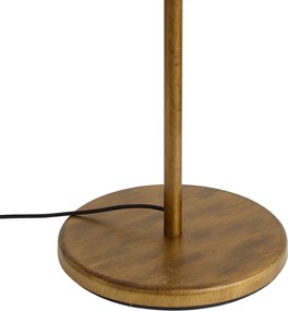 Lampă de podea vintage aurie 156 cm 2 lumini - Botanica
