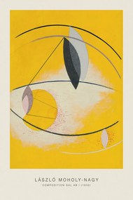 Reproducere Composition Gal Ab I (Original Bauhaus in Yellow, 1930) - Laszlo / László Maholy-Nagy, (26.7 x 40 cm)