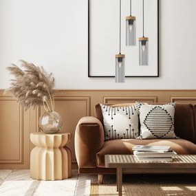 Lustră pe cablu ELICA 3xE27/60W/230V