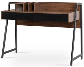 JAKS Birou CASS 120 cm maro închis