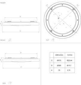Plafonieră LED RGBW dimabilă MONTEMORELOS-Z LED/34,5W/230V Eglo 900409