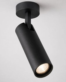 Spot aplicat directionabil cu bec GU10 Linca negru