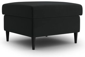 Taburet negru cu tapițerie din catifea Kyoto – Cosmopolitan Design