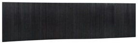 377011 vidaXL Paravan de cameră, negru, 165x800 cm, bambus