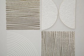 Mauro Ferretti Pictura Abstract Pe Panza, Cu Rama,  Cm 60X3X58 | Aosom Romania