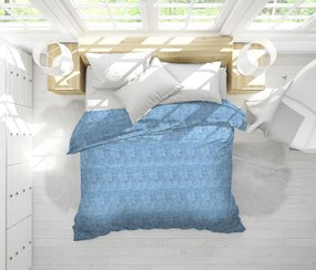 Pilota de Iarna Jeans, Microfibra Matlasata, 180x200 cm, 350g/mp