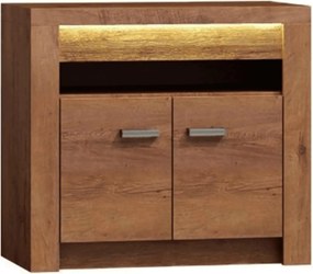 Comoda INFINITY I-10, frasin deschis, PAL melaminat, 96x42x73 cm