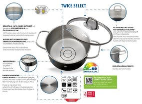 Elo 41400 Set de 4 oale din oțel inoxidabil TwiceSelect