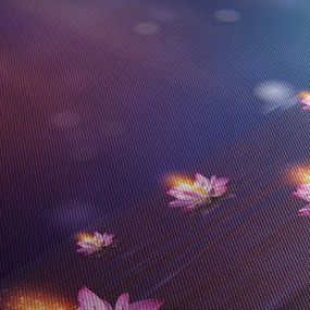 Tablou - Nuferi magici (120x50 cm)