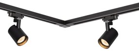 Spot în sistem pe șină VOLF 4xGU10/10W/230V negru