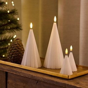 Decorațiune luminoasă de Crăciun albă 2 buc. ø 6 cm Laura – Sirius