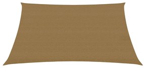 Pânză parasolar, gri taupe, 5x5 m, hdpe, 160 g/m²