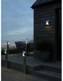 Nordlux - Aplică de exterior PONTIO 1xGU10/25W/230V IP54 argintie