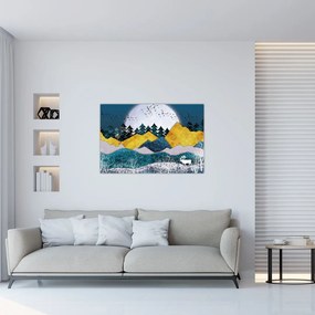 Tablou - Peisaj polar (90x60 cm)