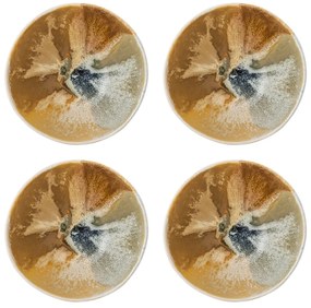 Boluri mici crem 4 buc. din gresie 525 ml Lacey – Bloomingville