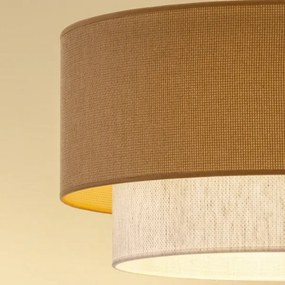 Brilagi - Lustră LED aplicată BOHO ECO, 1xE27/10W/230V, Ø 40 cm, bej/crem