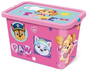 Patrula Cățelușilor Girl Pinky cutie de depozitare din plastic 7 L
