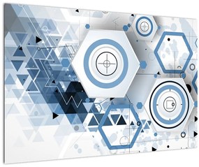 Tablou - Abstract geometric (90x60 cm)