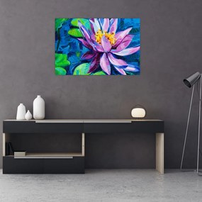 Tablou - Nufăr pe apă (90x60 cm)