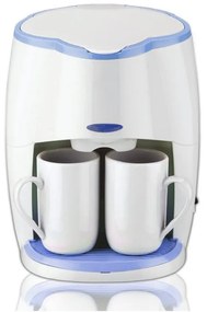 Resigilat: Aparat de cafea cu cadou 2 cesti SAPIR SP 1170 L, 450W, indicator LED, Alb