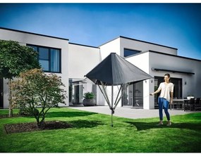 Uscător de rufe argintiu pentru grădină 40 m LinoProtect 400 – LEIFHEIT